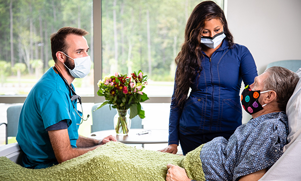 doctor with patient